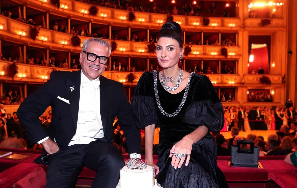 Swarovski retail colorful store interior design