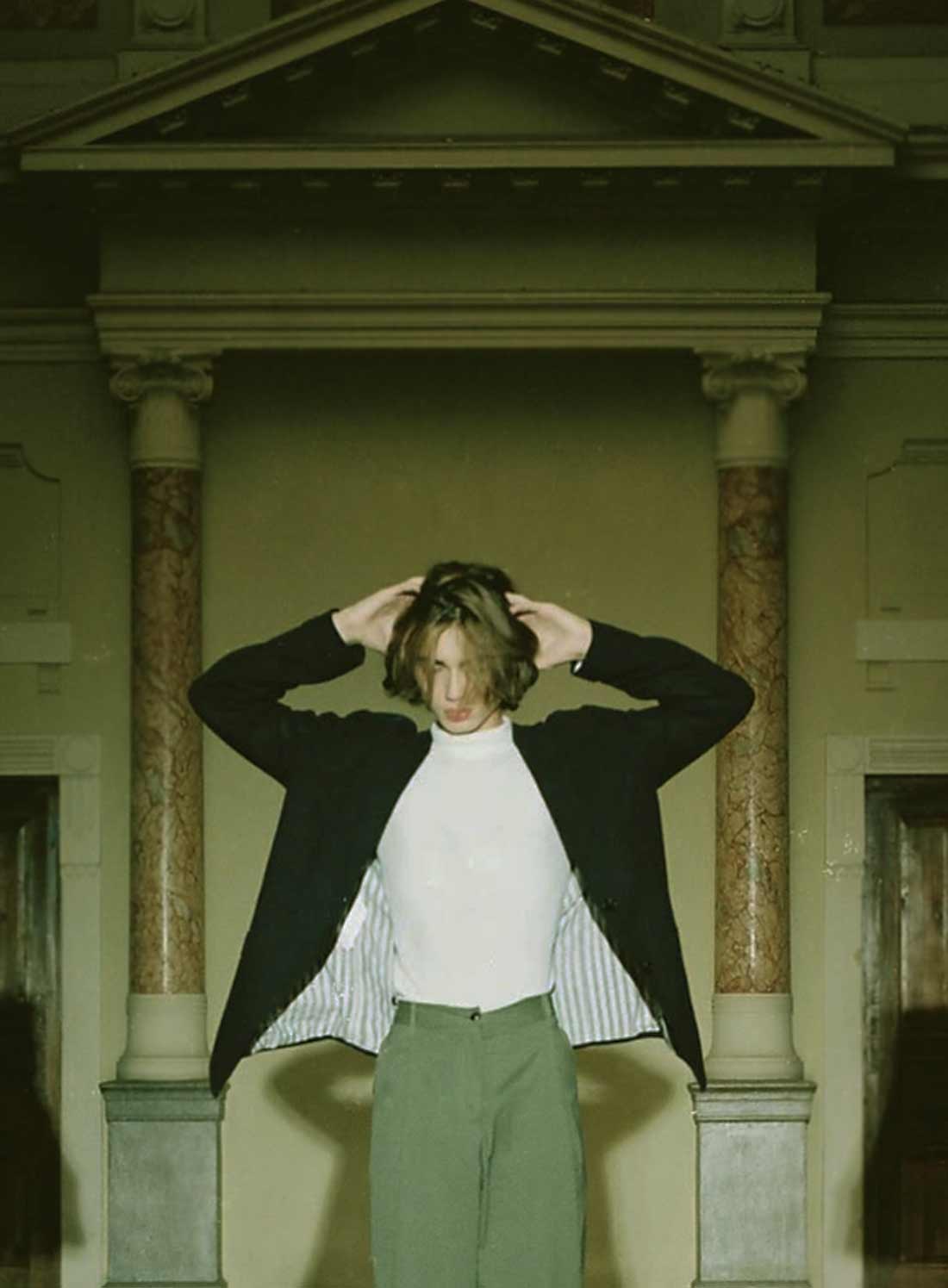 Fashion student studio Milan garment process