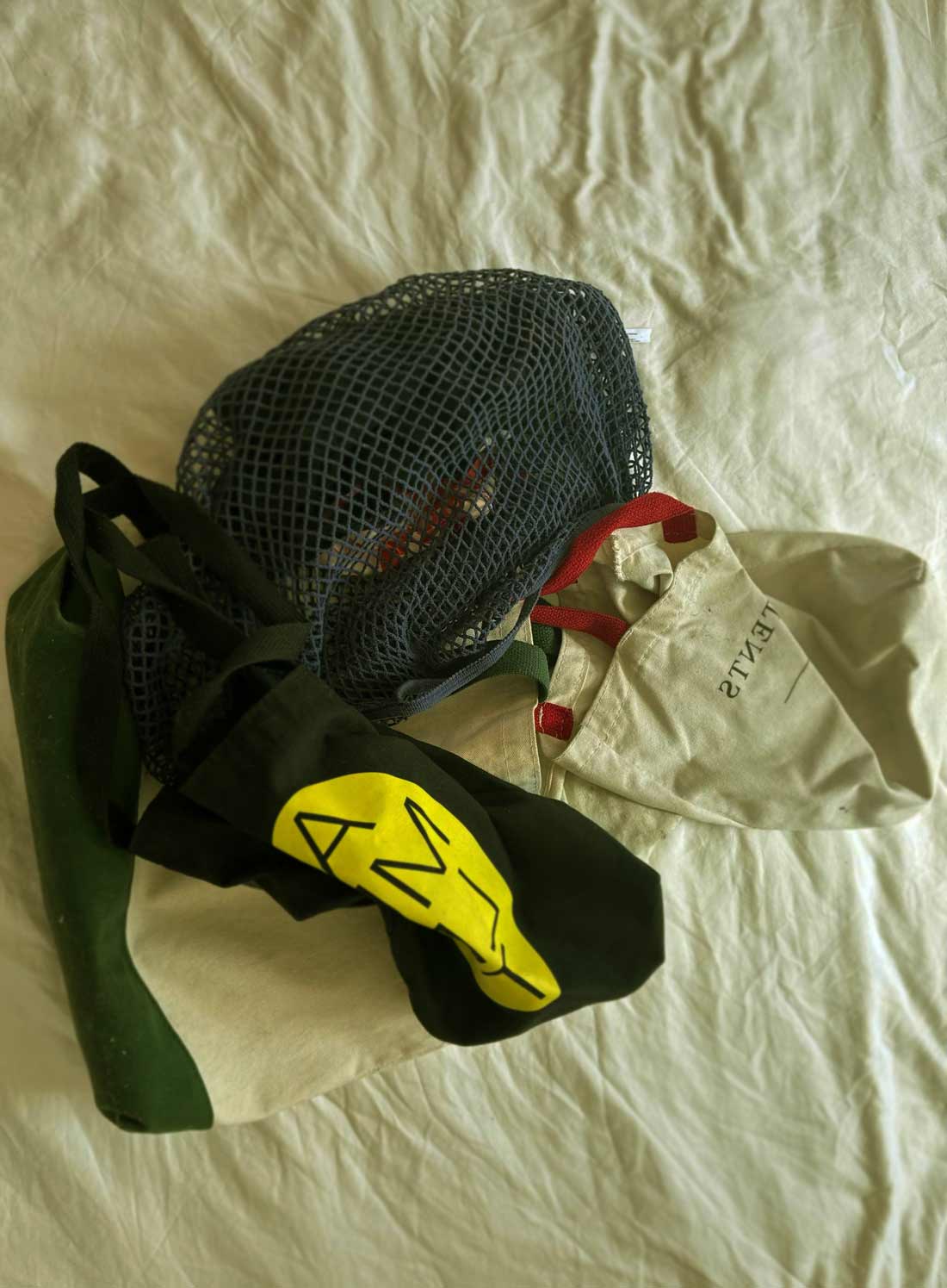 Large fashion handbag styling